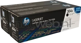 HP 304A Dual Pack zwart (Origineel)