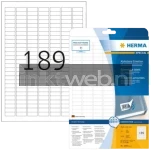 Herma 10001 Premium Verwijderbare Papieretiket 25,4 x 10mm wit (Origineel)