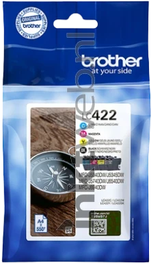 Brother LC-422 valuepack zwart en kleur