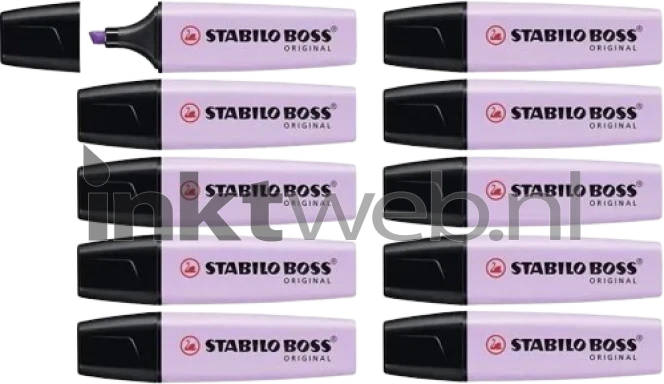 Stabilo Markeerstift Boss pastel lila 10-pack