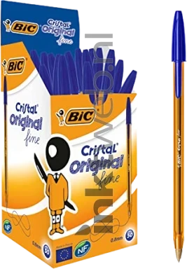 BIC Cristal Fine Balpen 0,8mm Blauw 50 stuks