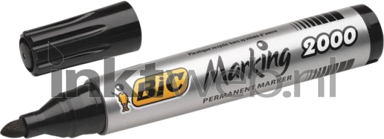 BIC Permanente marker 2000 rond 1.7mm 1 stuk zwart