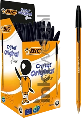 BIC Balpen Cristal Fine 50-pack zwart