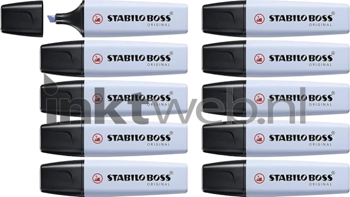 Stabilo Stabilo Markeerstift Boss Pastel Baby Blauw 10-Pack