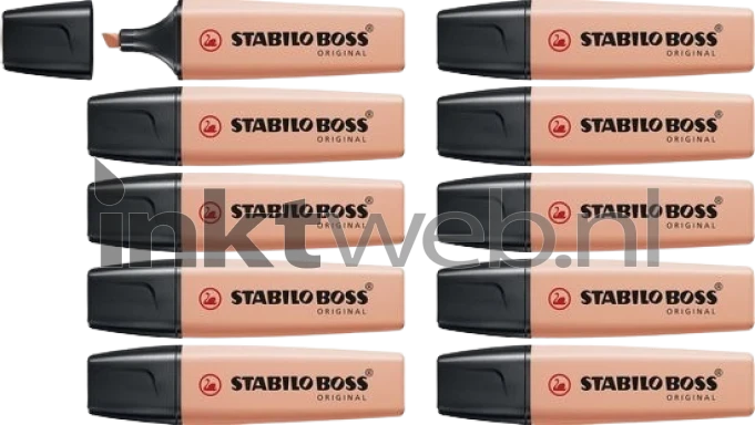 Stabilo Markeerstift Boss Pastel Perzik 10-Pack