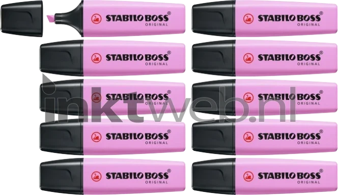 Stabilo Markeerstift Boss Pastel Fris Fuchsia 10-Pack
