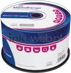 MediaRange CD-R 700 mb | 80 min. | 52x snelheid 50 stuks blanco Front box