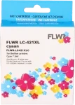 FLWR Brother LC-421XL cyaan (Huismerk (compatible))
