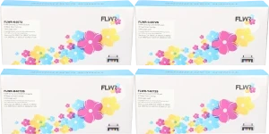 FLWR Samsung CLT-4072S Multipack zwart en kleur (Huismerk (compatible))