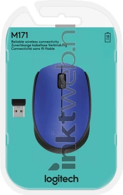 Logitech Muis M171 Wireless blauw