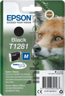Epson T1281 zwart Front box