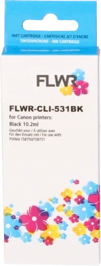 FLWR Canon CLI-531BK zwart