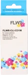 FLWR Canon CLI-531M magenta (Huismerk (compatible))