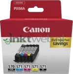 Canon CLI-571 5-pack zwart en kleur (Origineel)