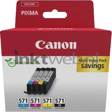 Canon CLI-571 4-Pack zwart en kleur