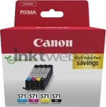Canon CLI-571 4-Pack zwart en kleur (Origineel)