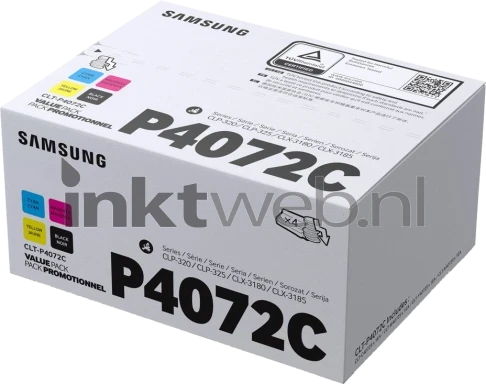 Samsung CLT-P4072C rainbow pack zwart en kleur