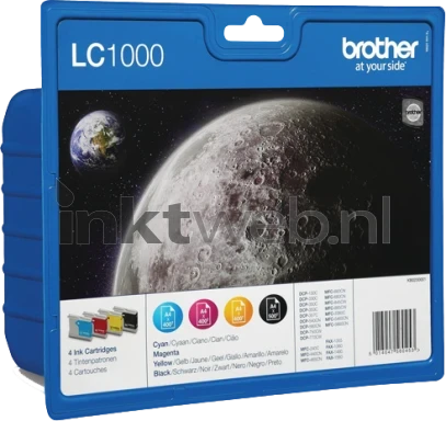 Brother LC-1000 multipack zwart en kleur