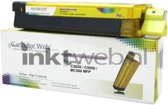 Huismerk Oki C5850 / C5950 / MC560 geel (Huismerk (compatible))
