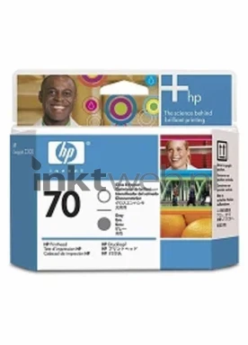 HP 70 Glansafwerking - Gray Printkop Front box