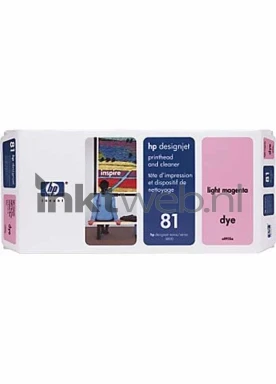 HP 81 printkop en printkopreiniger licht magenta