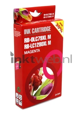 Brother LC-1280XL magenta voorkant doosje Front box