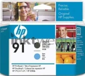 HP 91 Black Mat-Cyaan Printkop Front box