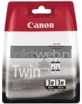 Canon BCI-3eBK twinpack zwart (Origineel)