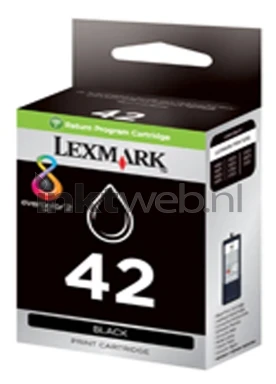 Lexmark 42 zwart voorkant doosje Front box