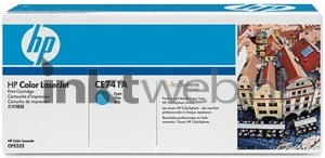 HP CLJ cyaan Front box