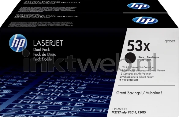 HP 53XD zwart
