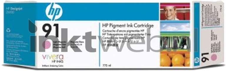 HP 91 3-pack licht magenta