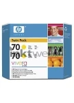 HP 70 Dubblepack geel (Origineel)