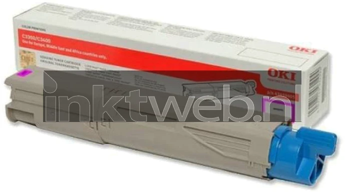 Oki Toner Magenta HC Combined box and product