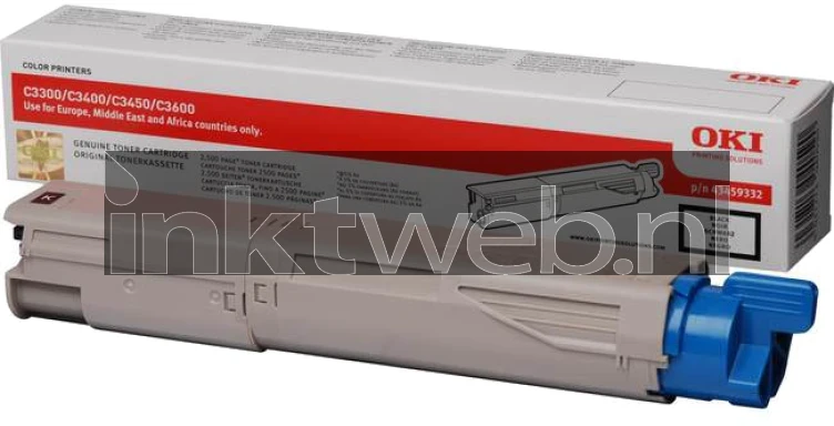 Oki Toner Black HC Combined box and product