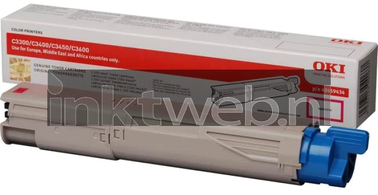 Oki Toner Magenta Combined box and product