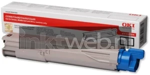 Oki C3300/C3400/C3450/C3600 Toner zwart (Origineel)