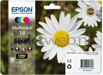 Epson 18 Multipack zwart en kleur (Origineel)