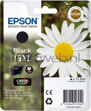 Epson 18XL zwart