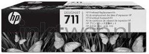 HP 711 printkop zwart en kleur (Origineel)