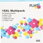FLWR Epson 18XL Multipack zwart en kleur (Huismerk (compatible))