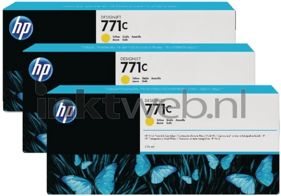 HP 771C 3-pack geel