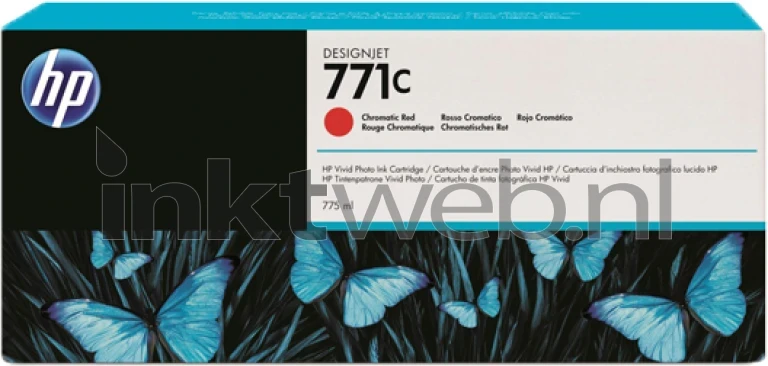 HP 771c 3-pack Chromatisch rood