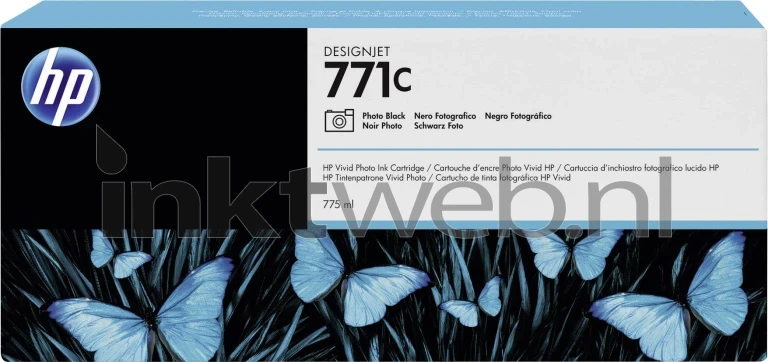 HP 771c foto zwart