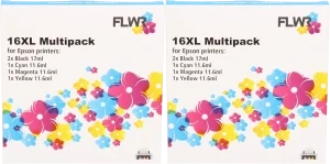 Epson 16XL Multipack (2 sets) zwart en kleur Front box