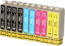 FLWR Epson 16XL Multipack (2 sets) zwart en kleur Product only