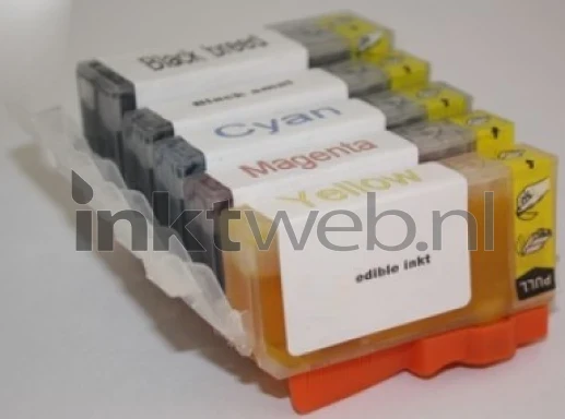Huismerk Eetbaar PGI-5 / CLI-8 Multipack zwart en kleur