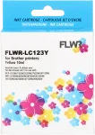 FLWR Brother LC-123 geel (Huismerk (compatible))