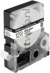 Epson LC-4WBB9 zwart op wit breedte 12 mm