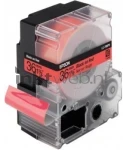 Epson LC-7RBP9 zwart op rood breedte 36 mm